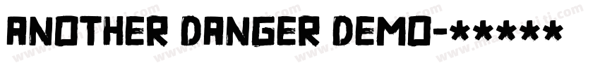 another danger demo字体转换